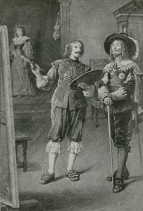 Charles Stuart en la casa de van Dyck de Walter Stanley Paget